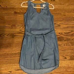 Old navy blue denim dress size small